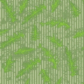 Cedars on green cedars