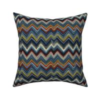 Zig zag chevron Colorful painting