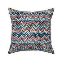 Zig zag chevron Colorful painting