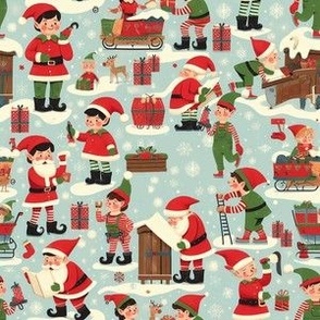 Santa's North Pole Workshop Busy Elves
