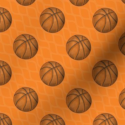 Medium Scale Team Spirit Basketball in New York Knicks Orange