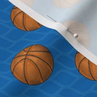 Medium Scale Team Spirit Basketball in New York Knicks Blue
