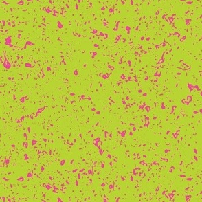 Mini - Bold and Fun, Textured Concrete Abstract - Lime Green & Magenta