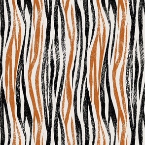 Black Forest Stripes terracotta - M