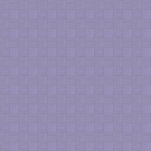 Mini Checker lines lavender gray SMALL 1X1 inch