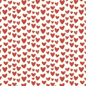 (small) lovecore valentine love heart hearts romance poppy red white