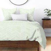 Herringbone Hues of Mint by Friztin