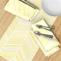 Herringbone Hues of Pastel Yellow by Friztin