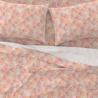 Peach Fuzz Hug Seamless Repeat Medium Motif