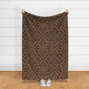 Tranquil Tapestry - Chocolate - Jumbo Scale