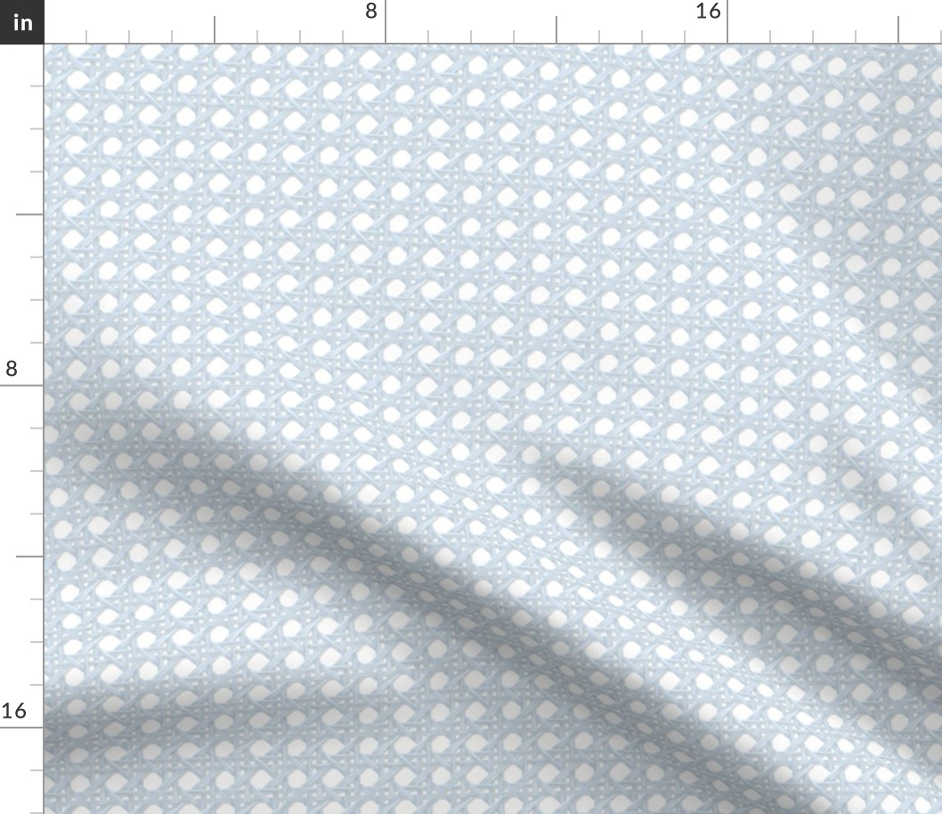 Custom Small Sally 1.5" Repeat Light Soft Blue