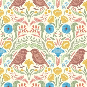 Floral Birds