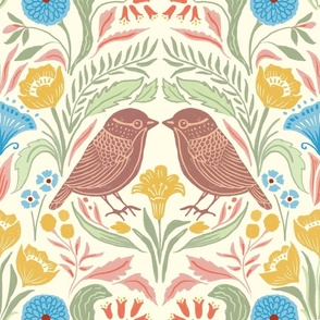 Floral birds