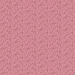 Mini Dots 1A mauve pink brown