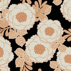 Traditional Japanese Floral Wallpaper