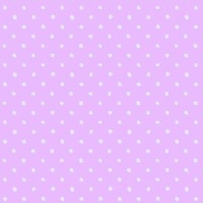 Off white polka dots on lavender