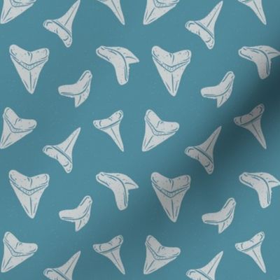 MINI- Blue Shark Teeth