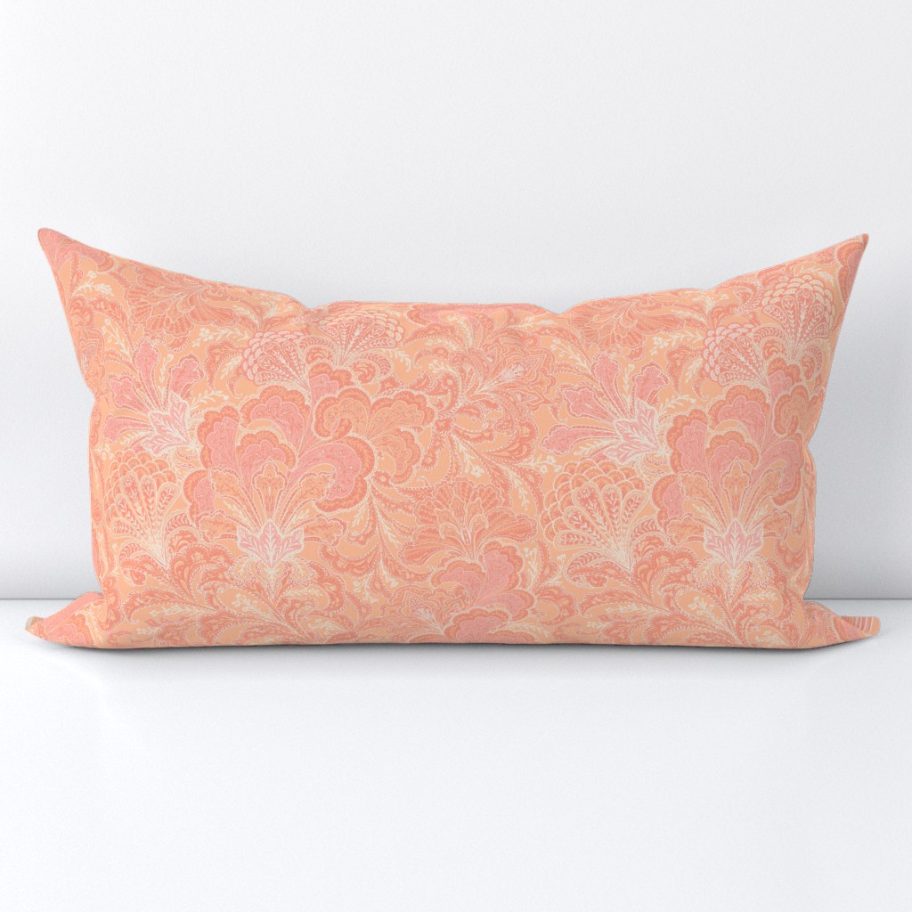 Peachy Chintz - Medium Scale