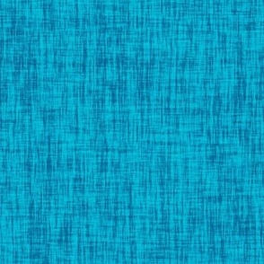 Woven Linen Texture in Shades of Caribbean Blue