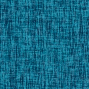 Woven Linen Texture in Shades of Peacock Blue