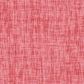 Woven Linen Texture in Shades of Watermelon Coral