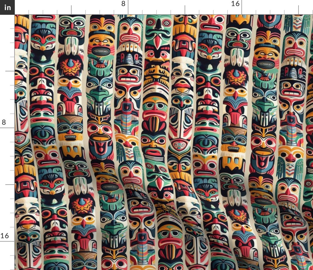 Northwest Totem Poles Native Art