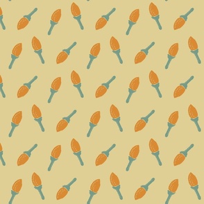 Scattered Acorns [beige] medium