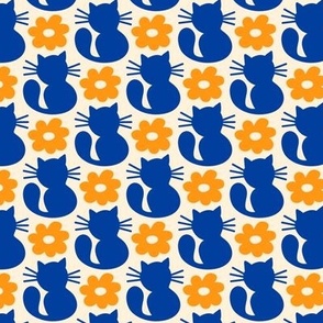 3045 A Small - cute retro cats