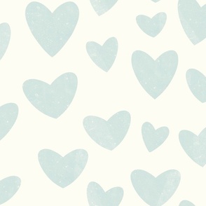 lovecore valentine love heart hearts romance white blue mint pastel