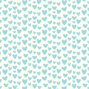 (small) lovecore valentine love heart hearts romance white blue cyan