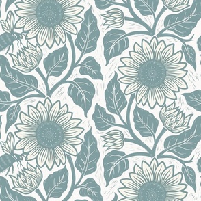 Block Print Fabric, Wallpaper and Home Decor