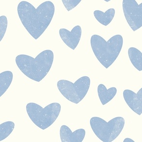 lovecore valentine love heart hearts romance white blue Cerulean