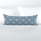 Isabella Birds - Small - Blue Nova - Texture,  Damask, Ben Moore Color of the Year 2024