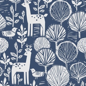 block print forest