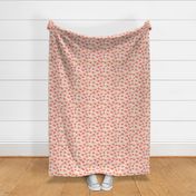 Peach Sherbet Abstract Floral