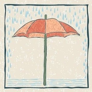 Block Print Umbrella ©Julee Wood