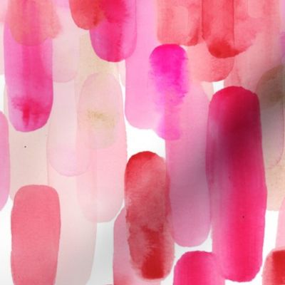 Large / Valentine Brush Strokes Abstract