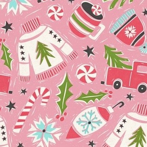 Christmas Cheer - Pink Regular