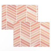 Chevron Watercolor Peach Fuzz Peach Plethora Palette Medium 