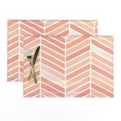 Chevron Watercolor Peach Fuzz Peach Plethora Palette Medium 