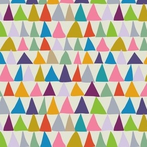 multicolored abstract Christmas trees