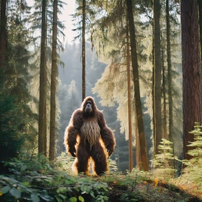 sasquatch in a forest 1