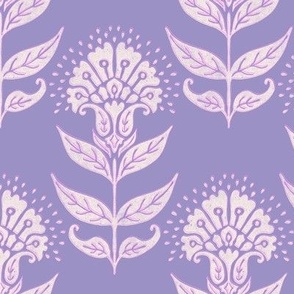 Aurelia Floral Lavender Ivory Pink LARGE