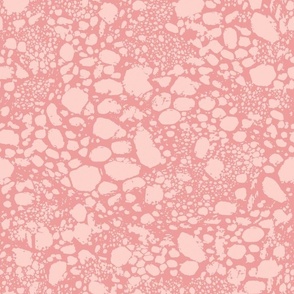 Abstract Animal Print Snakeskin - Salmon Pink 