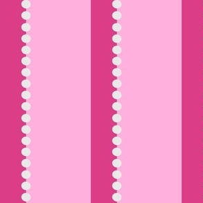 Pearly Pink Stripes