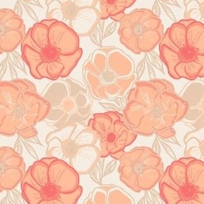 Poppy Anemone-Peach fuzz
