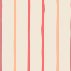 L-FLORAL PATH_8C-PEACH FUZZ-pantone 2024-peach-apricot-pink-strped-stripes-candy stripes-textured-wallpaper-home decor