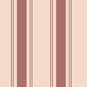 24in Mauve and Peach Fuzz Vertical Stripes-01