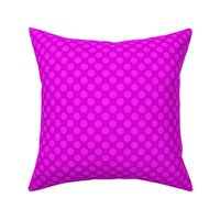 Neon bright pink polka dot pattern