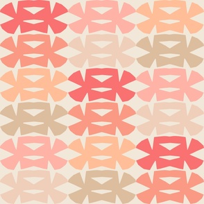 Hand-cut-geometric-hygge-shapes-fuzz-peach-pink-brown-XL-jumbo